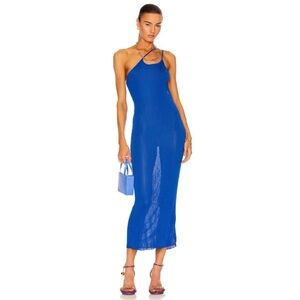 Auteur Joan Knit Maxi Dress Light Blue Size Small